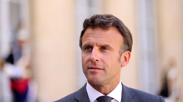 עמנואל מקרון (צילום: REUTERS/Johanna Geron)
