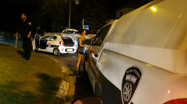 זירת האירוע בפרדס חנה (צילום:  צוריה זאבי/TPS)