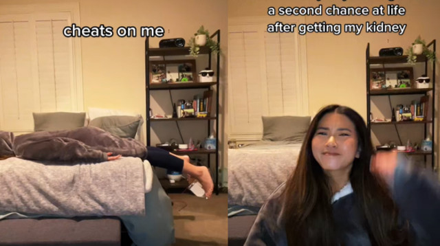 בגידה אכזרית (צילום: צילום מסך טיקטוק)