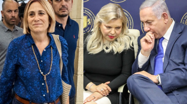 בנימין ושרה נתניהו, הדס קליין (צילום: מרק ישראל סלם,פלאש 90,אוליבייה פיטוס)