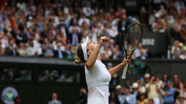 סימונה האלפ, טניסאית רומניה (צילום: GettyImages, ADRIAN DENNIS)