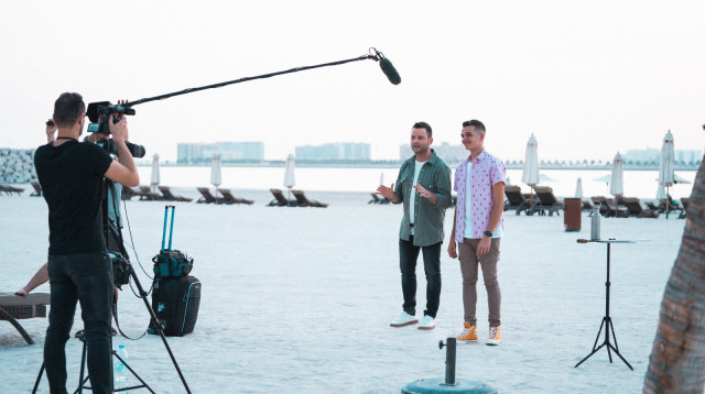 צילומי העונה החדשה של "אין מצב!"  (צילום: ניקיטה שלאומוב)