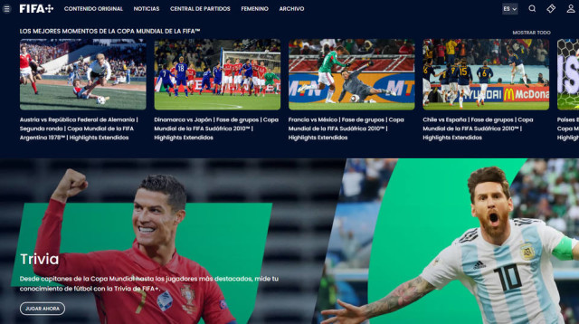 אפליקציית FIFA+ (צילום: יח"צ)