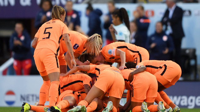 שחקניות נבחרת הולנד (צילום: GettyImages, Harriet Lander)