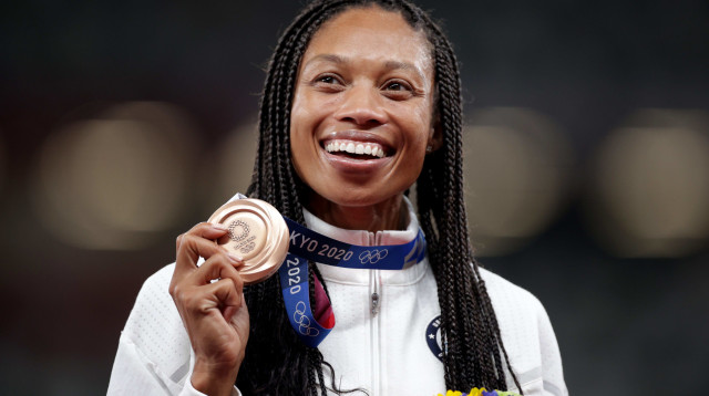 אליסון פליקס, אצנית אמריקאית (צילום: רויטרס)