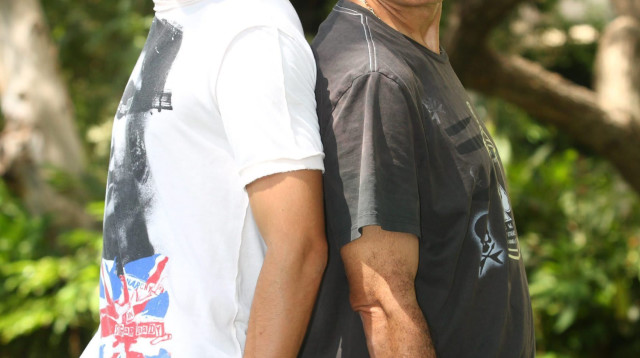 ויקי פרץ עומר פרץ (צילום: מעריב, אלי דסה)