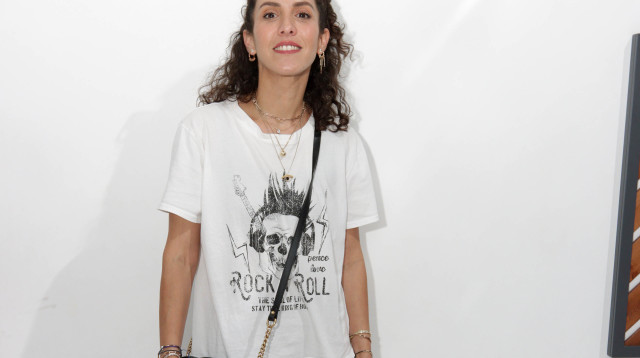 שי לי שינדלר בטקס הפתיחה הרשמי של מוזיאון האשליות (צילום: ענת מוסברג)