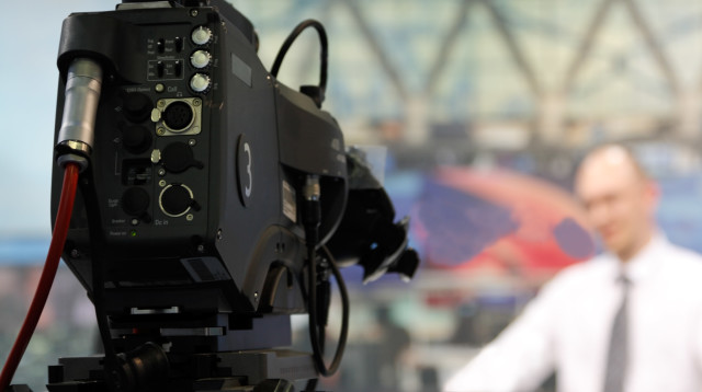 אולפן חדשות, אילוסטרציה (צילום: אינגאימג')