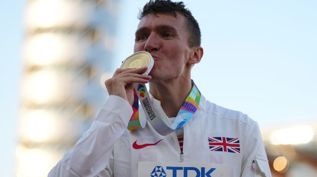 האירופי הראשון שזוכה בזהב מאז 1983. ג'ייק וייטמן (צילום: רויטרס)