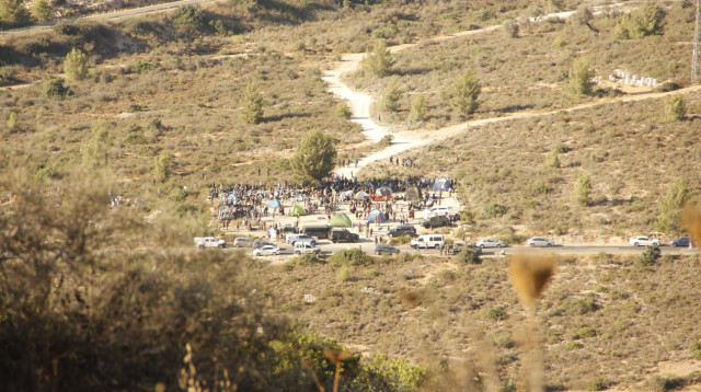 מבצע הקמת יישובים ביו"ש (צילום: טל אהרונוביץ/TPS)