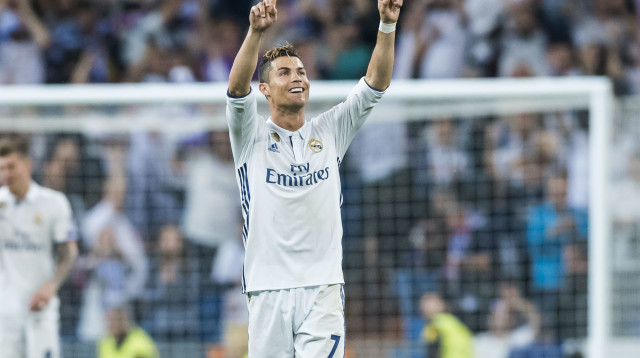 השלושער האחרון בדרבי. רונאלדו (צילום: GettyImages, Power Sport Images)