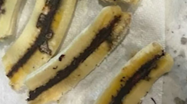 מזעזע: זיהום חיידקי בליבת הבננות (צילום: מתוך פייסבוק)