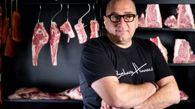  "אני אישית שם רק מלח על הבשר". בשארה חינאווי.  (צילום: אסף קרלה)