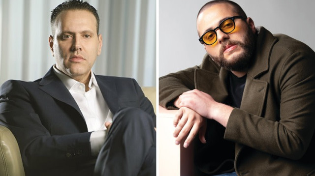 חבר הכנסת מיקי זוהר ובנו אליאב זוהר (צילום: רמי זרנגר)