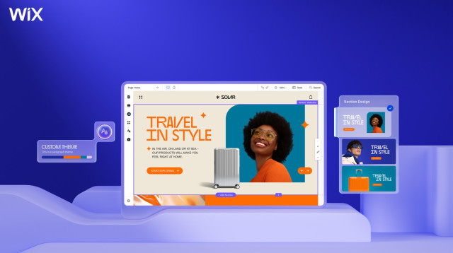 התוכנה של WIX (צילום: יח"צ)