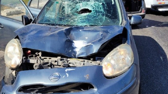 זירת התאונה בקרית מלאכי (צילום: תיעוד מבצעי מד"א)