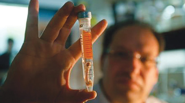 מבחנה של ביוטנולוגיה במעבדת מחקר (צילום: בונוס ביוגרופ)