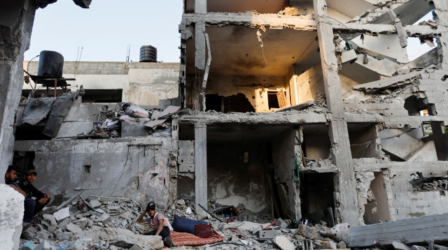 הנזק מתקיפת צה"ל עזה, מבצע עלות השחר (צילום: רויטרס)