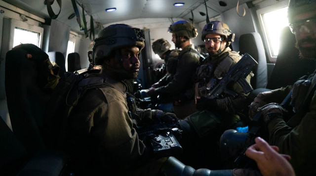 פעילות הכוחות בשכם (צילום: דובר צה"ל)