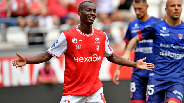 קאמורי דומביה, שחקן ריימס (צילום: GettyImages, FRANCOIS LO PRESTI/AFP)