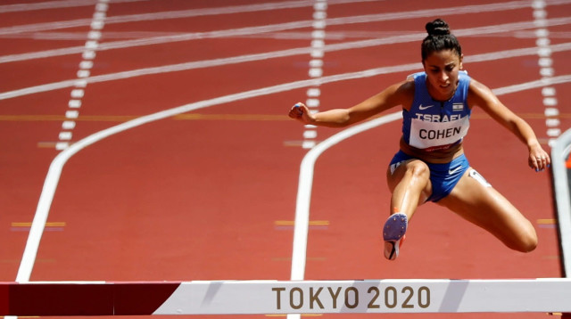 אדווה כהן רצת 3,000 מכשולים ישראלית (צילום: רויטרס)
