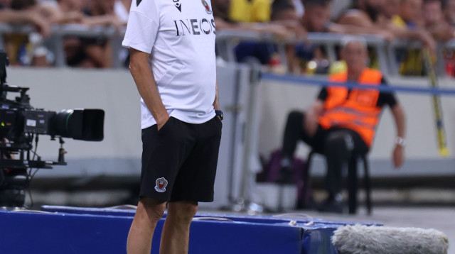 מאמן ניס לוסיאן פאבר (צילום: דני מרון)