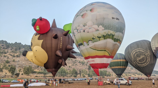 פסטיבל כדורים פורחים (צילום: מועצה אזורית גלבוע)