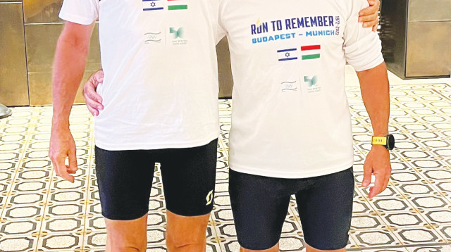 אסף ופיטר (צילום: תנועת מכבי העולמית)