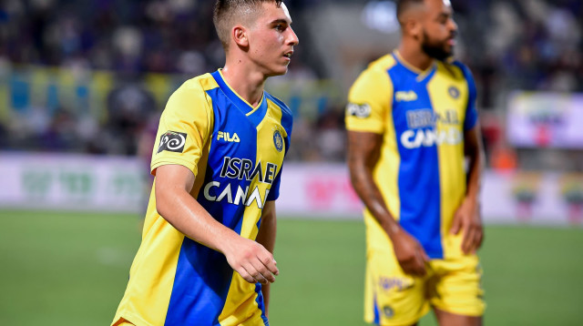 אוסקר גלוך, שחקן מכבי תל אביב (צילום: אריאל שלום)