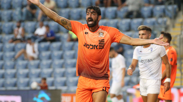 שחקן סקציה נס ציונה עומרי בן הרוש (צילום: אודי ציטיאט)