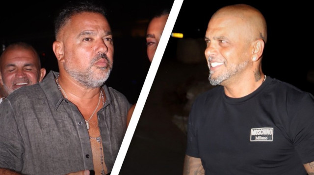 אייל גולן, בני פרץ (צילום: ניר פקין)