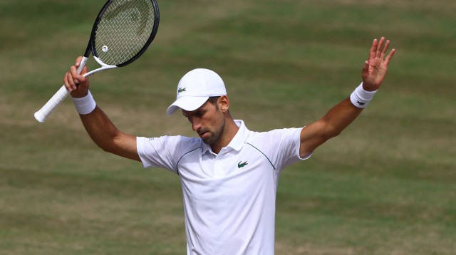 כנראה שלא נראה אותו בארצות הברית. דג'וקוביץ' (צילום: רויטרס)