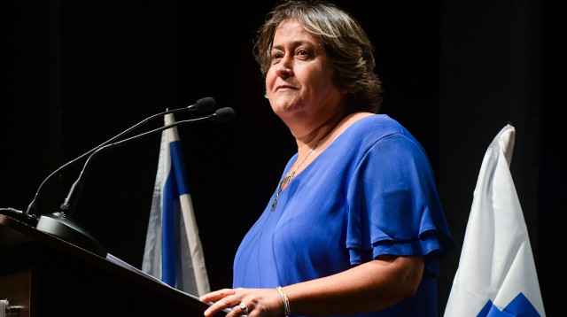 מזכ"לית הסתדרות המורים יפה בן דויד (צילום: אבשלום ששוני)