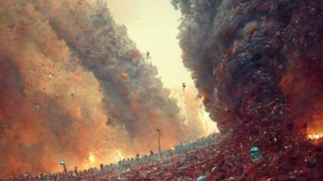 תוכנה בשם Ai הציגה כיצד ייראה צילום הסלפי האחרון בעולם (צילום: מתוך טיקטוק)