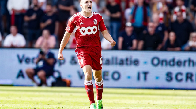 אושר דוידה שחקן סטנדרד ליאז' (צילום: GettyImages, BRUNO FAHY/AFP)