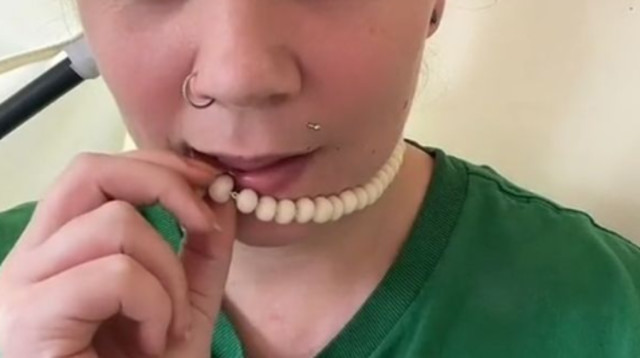 חרוזים מזרע וחימר (צילום: מתוך טיקטוק)