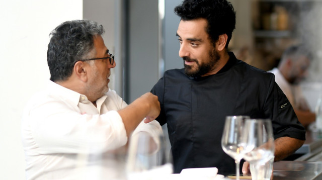 אבי ביטון וחיים כהן (צילום: רן בירן)