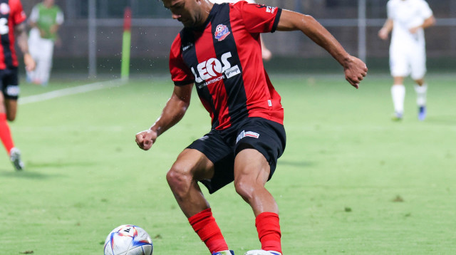 שובל גוזלן שחקן הפועל חיפה (צילום: דני מרון)