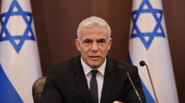 ראש הממשלה יאיר לפיד בישיבת הממשלה (צילום: יונתן זינדל פלאש 90)