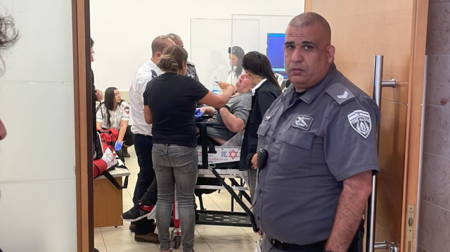 אולם בית המשפט בו התמוטטה בתה של חביבה משיח (צילום: באדיבות המשפחה)