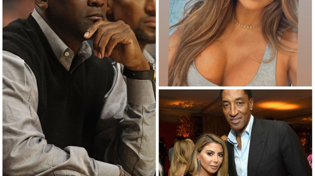 לארסה פיפן, מייקל ג'ורדן, סקוטי פיפן (אילוסטרציה) (צילום: מערכת וואלה!, אילסוטרציה: Getty Images, אינסטגרם)