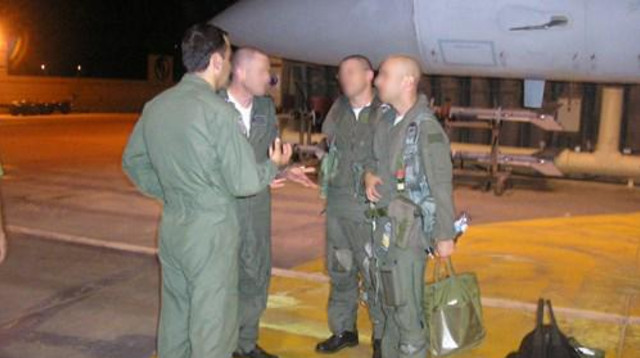 צוותי חיל האוויר ביממת התקיפה (צילום: דובר צה"ל)