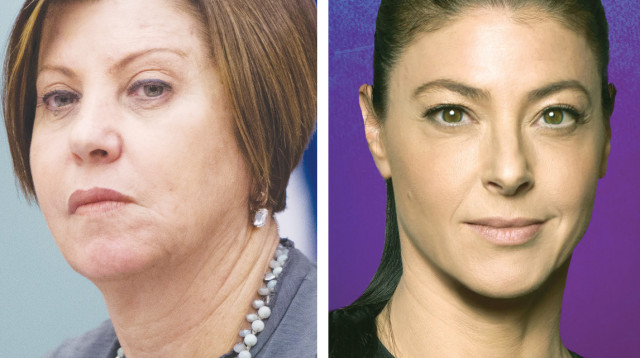 יו"ר העבודה מרב מיכאלי, יו"ר מרצ זהבה גלאון (צילום: רון קדמי,יונתן זינדל פלאש 90)