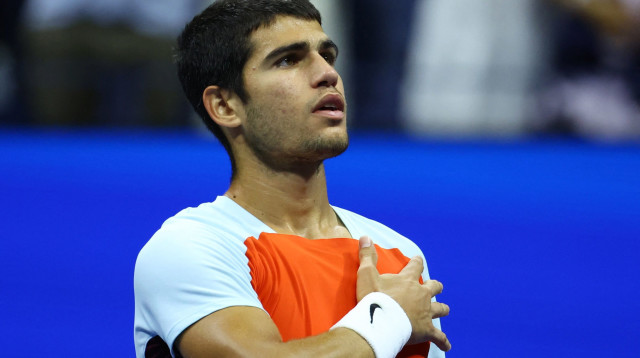 הטניסאי הספרדי קרלוס אלקראס (צילום: רויטרס)