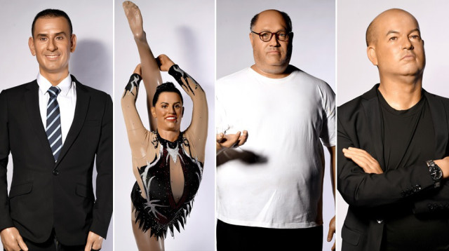 בובות השעווה של הכוכבים (צילום: אדיבות הנבחרים - מוזיאון השעווה הישראלי)