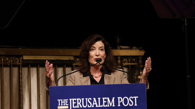 מושלת מדינת ניו יורק, קאת'י הוקול (צילום: מרק ישראל סלם)