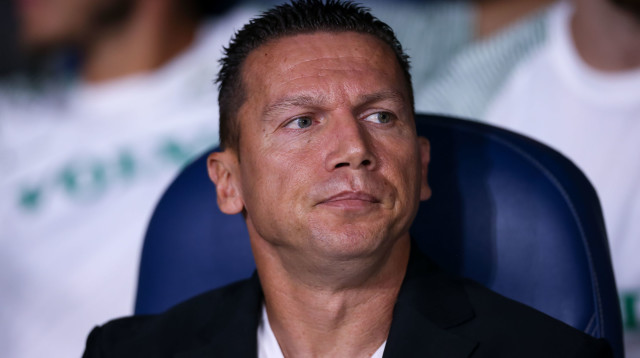 מאמן מכבי חיפה ברק בכר (צילום: מאור אלקסלסי)