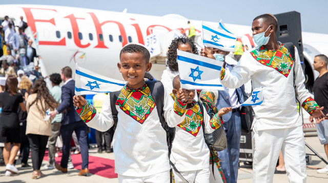 עולים חדשים מאתיופיה (צילום: נגה מלסה)