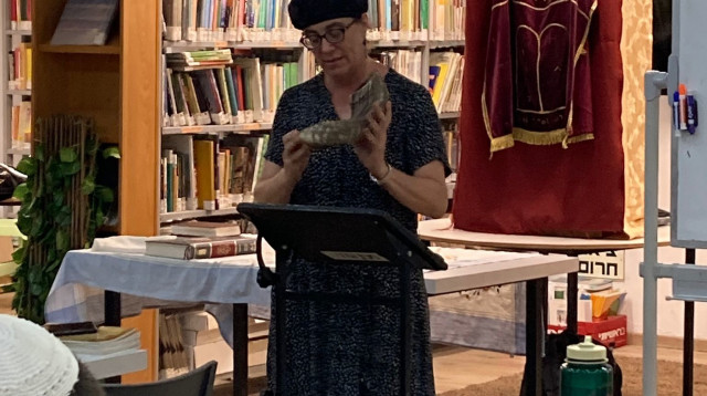 קורס תוקעות בשופר במכון הדר (צילום: דוברות מכון הדר)