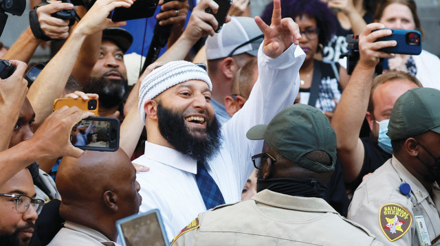 הרוצח האמריקאי עדנן סייד השתחרר (צילום: רויטרס)